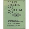 Sherwood, John C.: Flying saucers are watching you. - Very Good crease/label on cover