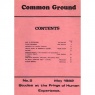 Common Ground (1981-1984?) - No 5 - May 1982