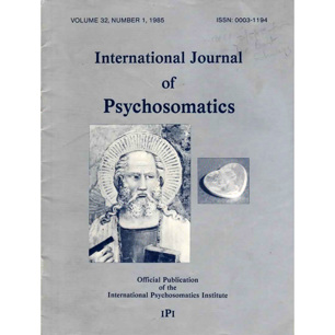 International Journal of Psychosomatics (1985) - Volume 32 nr 1, 1985