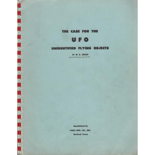 Jessup, Morris K.: The case for the UFO [Varo edition with comments]