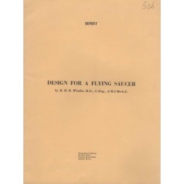 Winder, R.H.B.: Design for a flying saucer (reprint)