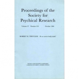 Proceedings of the Society for Psychical Research (1984-2011)