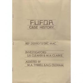 Cleaver, S.R. & Clarke, M.A.: FUFOR case history, Ref 210980/15/SRC-MAC (magazine format)