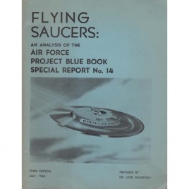 Davidson, Leon: Flying saucers: An analysis of the Air Force Project Blue Book Special Report No. 14. 3rd ed.