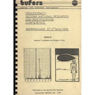 BUFORA: Proceedings - Second national research and investigation conference. Birmingham 5th-7th Nov 1976 - Good, but small torns on back and front