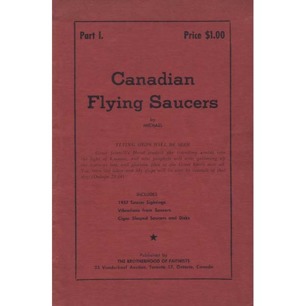 Michael: Canadian flying saucers. Part 1.