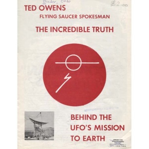 Binder, Otto: Ted Owens, flying saucer spokesman. The incredible truth behind the UFO's mission to earth