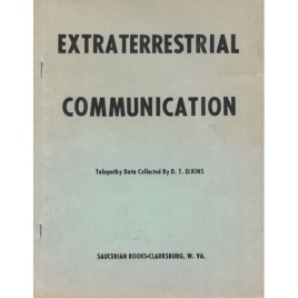 Elkins, Donald T.: Extraterrestrial communcation: Telepathy data collected by D.T. Elkins