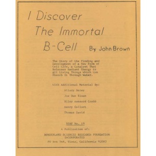 Brown, John: I discover the immortal B-cell.