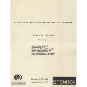 CEI (STENDEK - CEI): Actas del Primer Congreso Nacional De Ufologia
