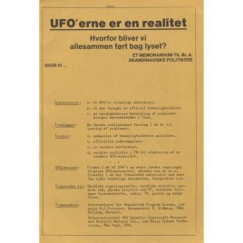 Petersen H. C. & von Keviczky: UFO'erne er en realitet. Hvorfor bliver vi allesammen ført bag lyset? (English  and Danish)