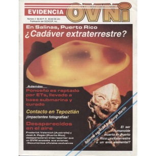 Evidencia OVNI (Jorge Martin) (1994-1997) - Issue 3, last page torn, 2x2 inch cut out