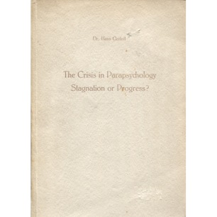 Gerloff, Hans: The crisis in parapsychology; stagnation or progress (Sc) - Good stains, dirty