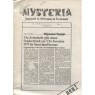 Mysteria; Fachzeitschrift für UFO-Forschung und Prä-Astonautik (1981 - 1982) - Die Mysteria-biliothek, No.1