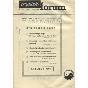 Psykisk Forum (1955-1965) - 1958 Nov