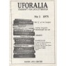 Uforalia: Tidskrift för UFO-litteratur (1975-1978) - No 1 1975