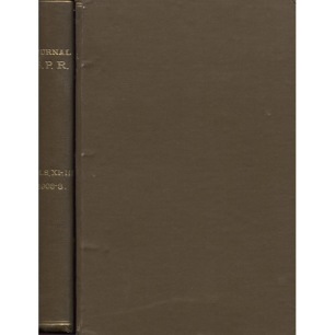 Journal of the Society for Psychical Research, bound volume combining issues for 1903 and 1908