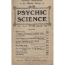 Psychic Science, Quarterly transactions of the British college of Psychic Science 1922 - 1942 - 1923 January, Vol 1 No 4