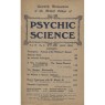 Psychic Science, Quarterly transactions of the British college of Psychic Science 1922 - 1942 - 1925 July, Vol 4 No 2