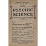Psychic Science, Quarterly transactions of the British college of Psychic Science 1922 - 1942 - 1926 April, Vol 5 No 1