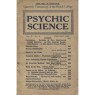 Psychic Science, Quarterly transactions of the British college of Psychic Science 1922 - 1942 - 1927 January, Vol 5 no 4
