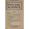 Psychic Science, Quarterly transactions of the British college of Psychic Science 1922 - 1942 - 1927 October, Vol 6 No 3