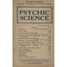Psychic Science, Quarterly transactions of the British college of Psychic Science 1922 - 1942 - 1928 January, Vol 6 No 4