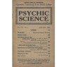 Psychic Science, Quarterly transactions of the British college of Psychic Science 1922 - 1942 - 1929 January, Vol 7 No 4