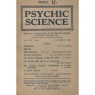 Psychic Science, Quarterly transactions of the British college of Psychic Science 1922 - 1942 - 1938 January, Vol 16 No 4