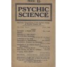 Psychic Science, Quarterly transactions of the British college of Psychic Science 1922 - 1942 - 1938 July, Vol 17 No 2