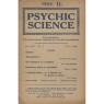 Psychic Science, Quarterly transactions of the British college of Psychic Science 1922 - 1942 - 1940 July, Vol 19 No 2