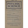 Psychic Science, Quarterly transactions of the British college of Psychic Science 1922 - 1942 - 1942 July, Vol 21 No 2