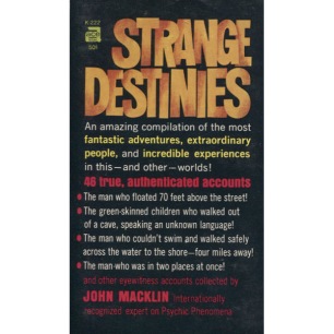 Macklin, John: Strange destinies (Pb)