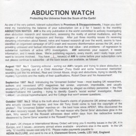 Abduction Watch (1997-2000)