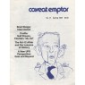 Caveat Emptor (1988-1990), second series - No 17 - Spring 1989