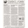 Contact Forum (1993-1996) - Vol 1 No 1 - Jul/Aug (photocopy)