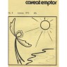 Caveat Emptor (1972-1974), first series - No 8 - Summer 1973