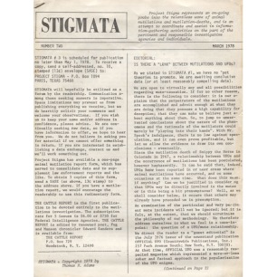 Stigmata (1978-1983) - Nr 02 - March 1978