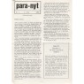 Para-nyt (1987-1995) - 1986 no 1 A4 7 pages