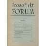 Teosofiskt Forum (1936-1941) - 1937 vol 6 no 07