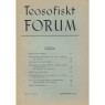Teosofiskt Forum (1936-1941) - 1937 vol 6 no 09