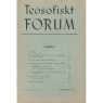 Teosofiskt Forum (1936-1941) - 1937 vol 6 no 11
