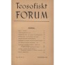 Teosofiskt Forum (1936-1941) - 1938 vol 7 no 09