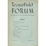 Teosofiskt Forum (1936-1941) - 1939 vol 8 no 01