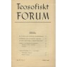 Teosofiskt Forum (1936-1941) - 1940 vol 9 no 04