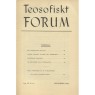 Teosofiskt Forum (1936-1941) - 1940 vol 9 no 09