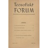 Teosofiskt Forum (1936-1941) - 1941 vol 10 no 05