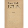 Teosofiskt Forum (1936-1941) - 1941 vol 10 no 7-8