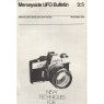 Merseyside UFO Bulletin (1968-1973) - v 03 n 5 - Nov 1970 worn, stains