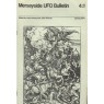 Merseyside UFO Bulletin (1968-1973) - v 04 n 1 - Spring 1971  worn, stains